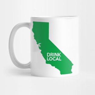 California Drink Local CA Green Mug